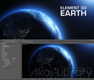E3D模型：1个地球模型Free Earth Project WIN MAC+使用教程
