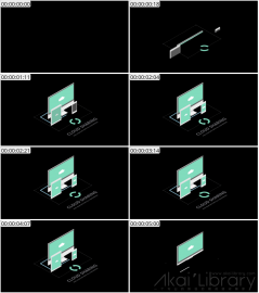 AE模板 设备连接等距场景 Lopo   Isometric Explainer Kit Scenes 20    Device Connecting