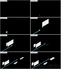 AE模板 时间线等距场景 Lopo   Isometric Explainer Kit Scenes 23    Time Line