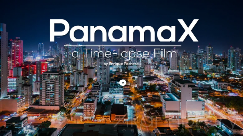 视频素材 4K巴拿马都市街道城市夜景宣传片 PanamaX