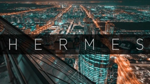 视频素材 8K城市夜景延时宣传片 HERMES