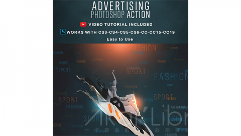 PS动作-广告分散Advertising Dispersion Photoshop Actions 2
