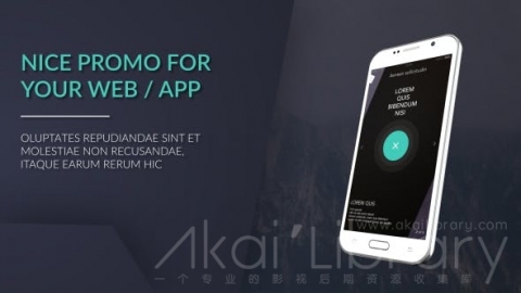 AE模板 Android网络应用程序促销 Android Web App Promo
