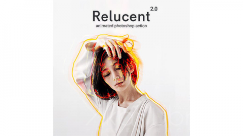 PS动作-动画效果Animated Relucent 2.0 - Photoshop Action