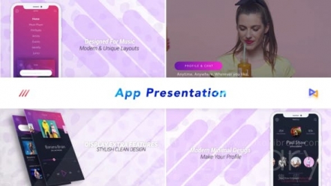 AE模板 应用程序演示 App Presentation