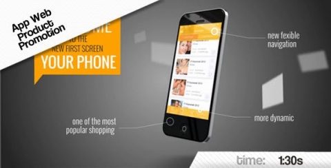 AE模板 应用程序Web产品促销 App Web Product Promotion