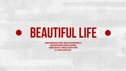 AE模板 美好的生活 Beautiful Life