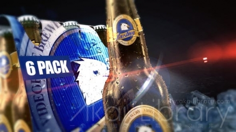 AE模板 3D啤酒 商业软饮料 Beer   Soft Drink Commercial
