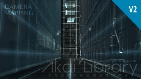 AE模板 摄像机映射V2 Camera Mapping V2