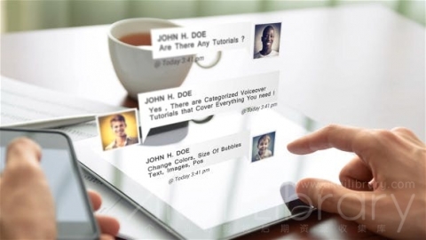 AE模板 聊天信息包 Chat Messages Pack