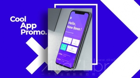 AE模板 酷炫应用程序促销 Cool App Promo