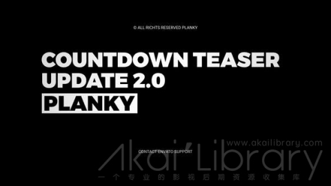 AE模板 倒计时 Countdown Teaser