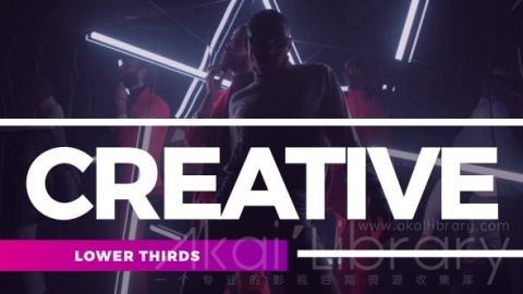 AE模板 栏目标题 Creative Lower Thirds