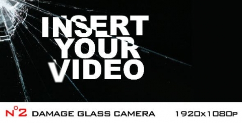 AE模板 损坏玻璃摄像机 2个元件 Damage Glass Camera   2 elements