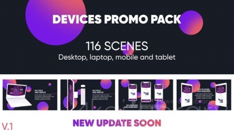 AE模板 设备网站促销包 Devices Website Promo Pack