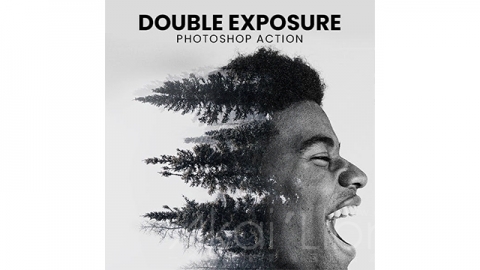 PS动作 双重曝光Double Exposure