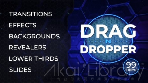 AE模板 运动包 Drag n Dropper Motion Pack