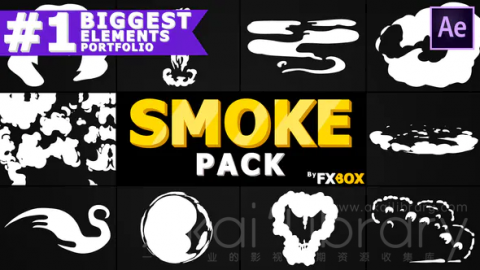 AE模板 动态卡通烟雾 Dynamic Cartoon Smoke | After Effects
