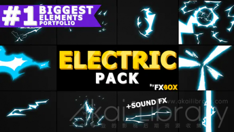 AE模板 动态电元素 Dynamic ELECTRIC Elements