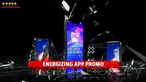 AE模板 激活应用程序促销 Energizing App Promo