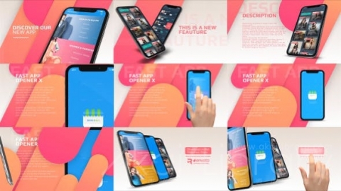 AE模板 快速应用程序开场 Fast App Opener X