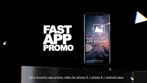AE模板 快速应用程序促销 Fast App Promo