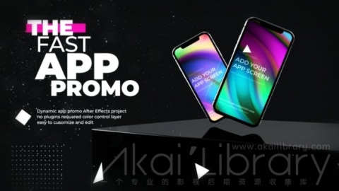 AE模板 快速应用程序促销 Fast App Promo