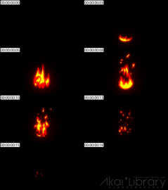 AE模板 手绘火焰元素 Hand Drawn Fire Elements Pack | After Effects 01