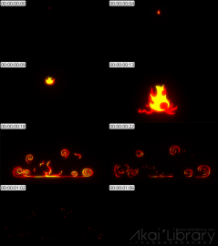 AE模板 手绘火焰元素 Hand Drawn FIRE Elements | After Effects 06