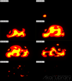 AE模板 手绘火焰元素 Fire Elements Pack 09