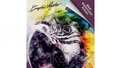 PS动作-水彩GMaster PRO Watercolor Photoshop Action