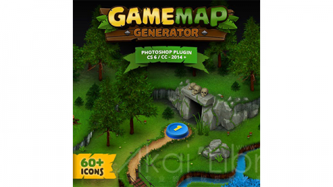 PS动作 游戏地图生成器Game Map Generator