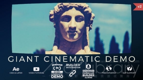 AE模板 大型电影演示 Giant Cinematic Demo