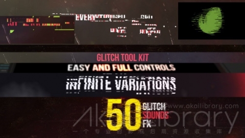 AE模板 故障工具箱 Glitch Tool Kit