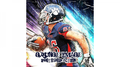 PS动作-肮脏的形象Grunge Image Photoshop Action