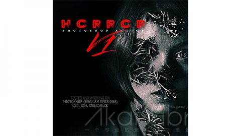PS动作-恐怖Horror v1 Photoshop Action
