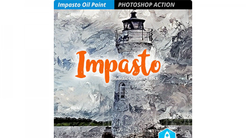 PS动作-油画效果Impasto - Oil Paint Effect