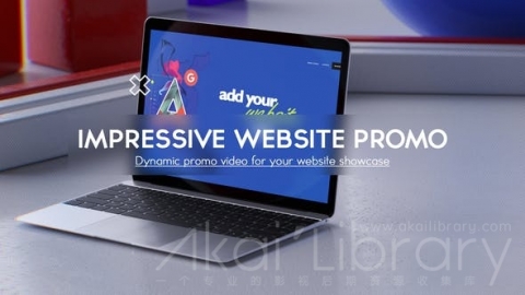 AE模板 令人印象深刻的网站宣传 Impressive Website Promo