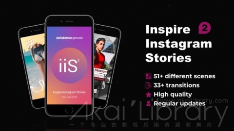 AE模板 激发Instagram故事包 Inspire Instagram Stories V2