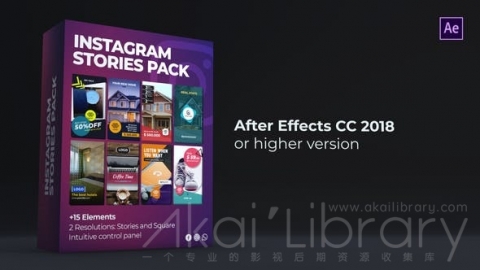 AE模板 Instagram故事包 Instagram Stories Pack