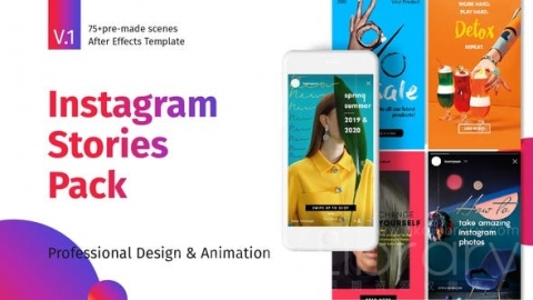 AE模板 Instagram故事包 Instagram Stories Pack