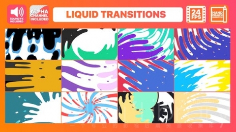 AE模板 液体过渡包 Liquid Transitions Pack