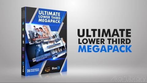 AE模板 栏目标题 Lower Thirds Mega Pack (20 AE Templates)
