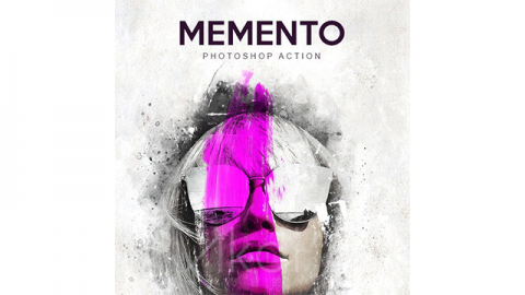 PS动作-素描艺术Memento - Photoshop Action