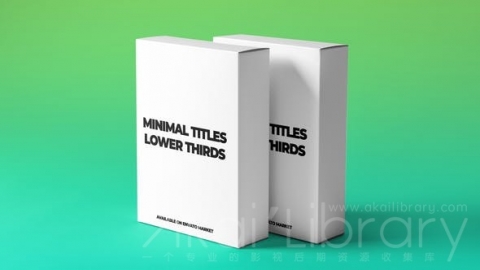 AE模板 MG标题 Minimal Logo Titles