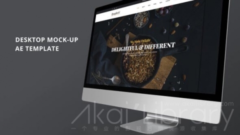 AE模板 极简桌面宣传 Minimalistic Desktop Promo
