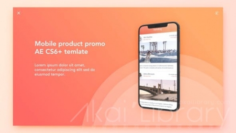 AE模板 移动产品促销 Mobile Product Promo