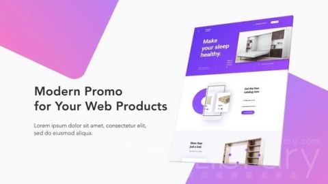 AE模板 现代网站宣传 Modern Website Promo