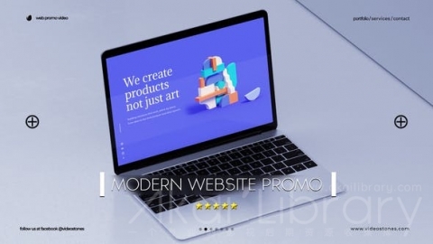 AE模板 现代网站宣传 Modern Website Promo