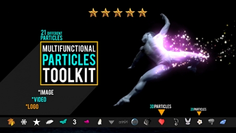 AE模板 多功能粒子工具包 Multifunction Particles Toolkit